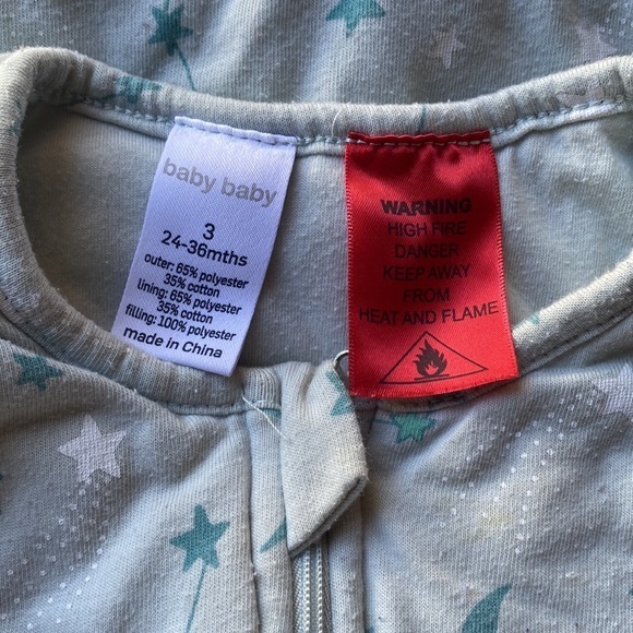 Size 3 sleep suit winter sleeping bag baby sleep sack tog - Picture 3 of 7